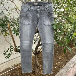 Vintage 2006 Levi’s 504 Slouch Jeans 9M 31x31 Gray Low Rise Slim Stretch